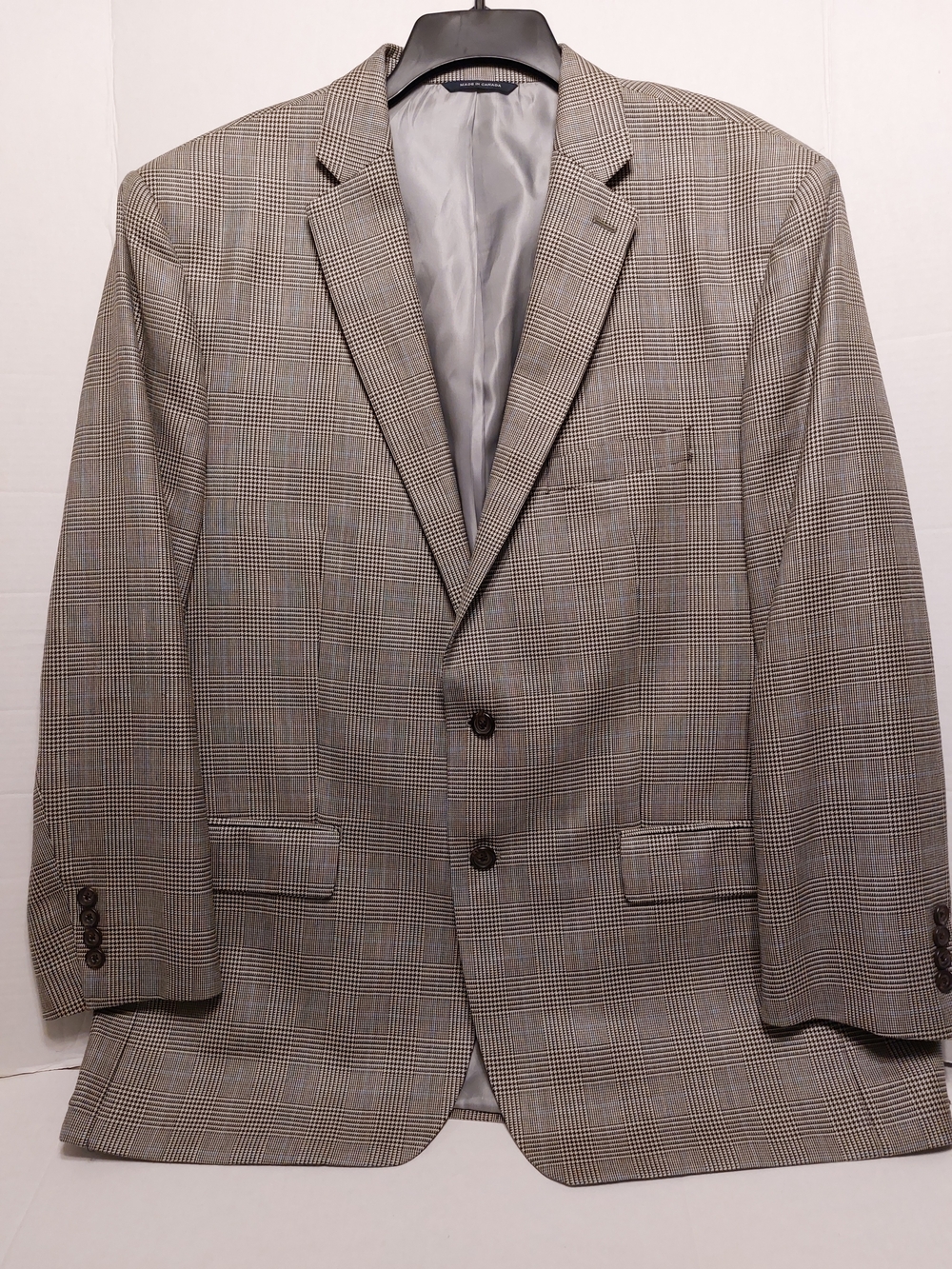 Ralph Lauren Glen Plaid Sport Coat in Gray and Brown